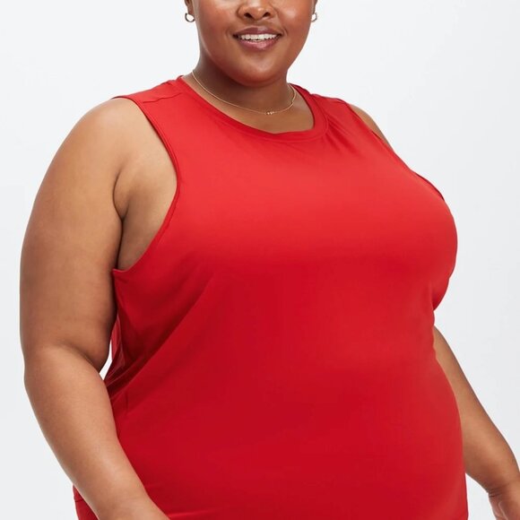 Fabletics Dry-Flex Red Open Back Tank Size 2X - Picture 2 of 8